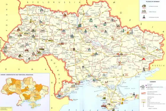 Gdzie leży Ukraina? Mapa, atrakcje i plan podróży