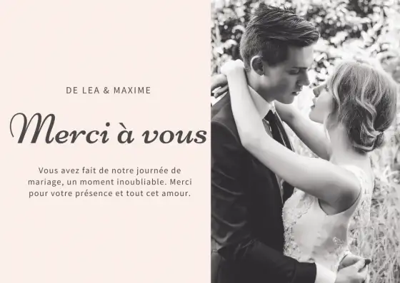 Remerciements mariage - Le guide pour des messages parfaits