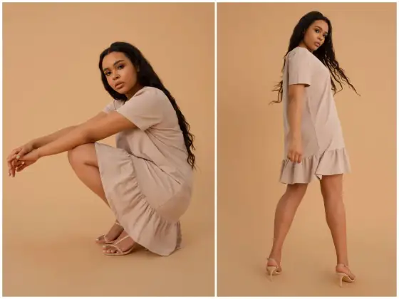 Plisowana sukienka plus size: Jak wybrać i stylizować? Poradnik
