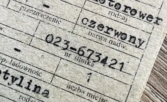 Numer silnika w dokumentach auta - co dziś naprawdę się liczy?