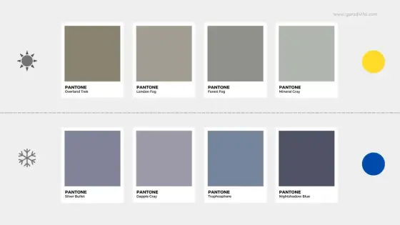 Il grigio è caldo o freddo? Come scegliere la tinta giusta
