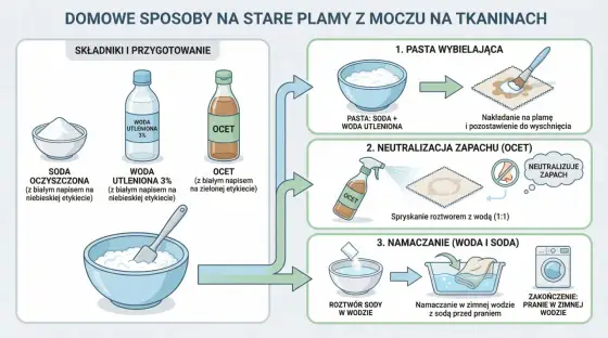 Jak usunąć mocz z kanapy? Skuteczne metody i porady