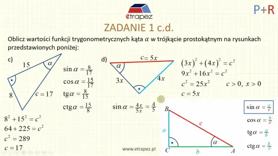 Sinus w trójkącie prostokątnym - Zrozum to raz na zawsze!