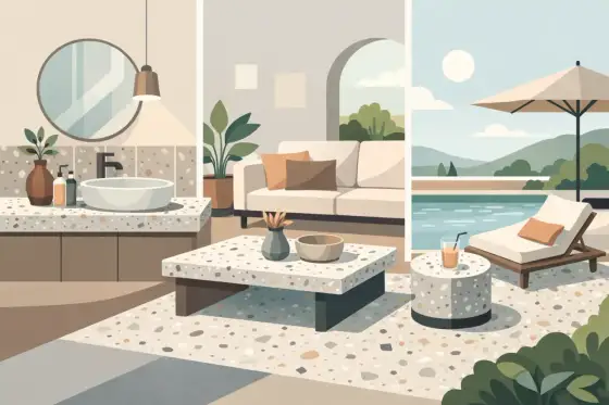Terrazzo w domu - gdzie sprawdza się najlepiej?