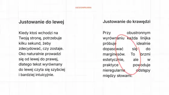 Justowanie tekstu – kiedy pomaga, a kiedy szkodzi?