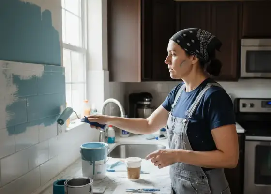 Peinture crédence carrelée - Le guide pour un résultat durable