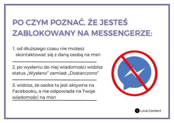 Blokada na Messengerze - Co widzi zablokowana osoba?