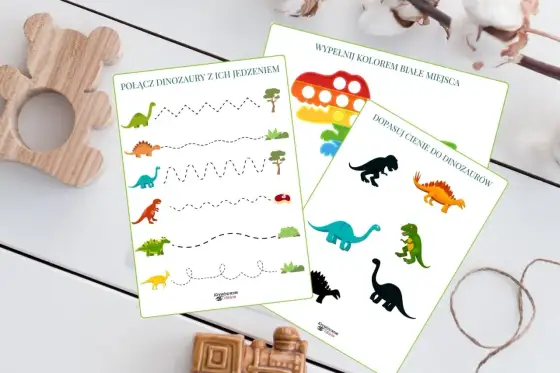 Dzień Dinozaura - sensoryczne zabawy dla dzieci