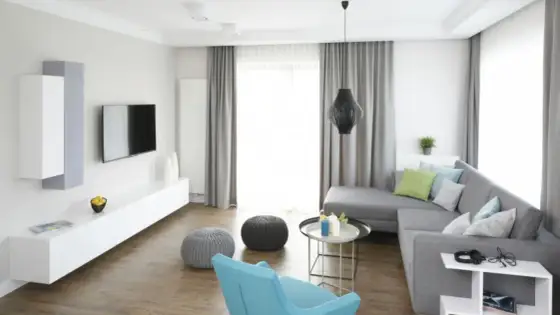 Mały salon w nowoczesnym stylu - pomysły i konkretne wymiary