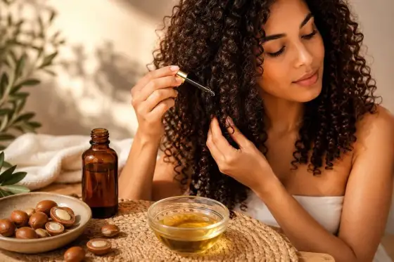 Huile d'argan pour les cheveux - comment bien l'utiliser