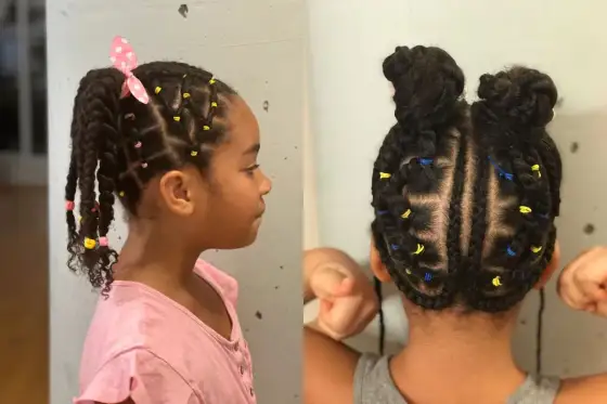 Tresse pour enfant - idées simples pour l’école et les fêtes