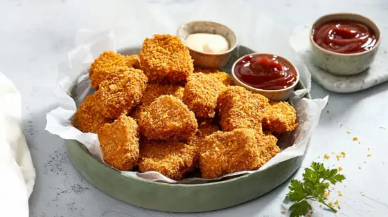 Pieczone nuggetsy z kurczaka - chrupiące bez smażenia