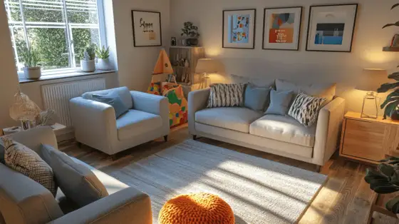 Familienwohnzimmer planen - Ideen für Ordnung und Gemütlichkeit