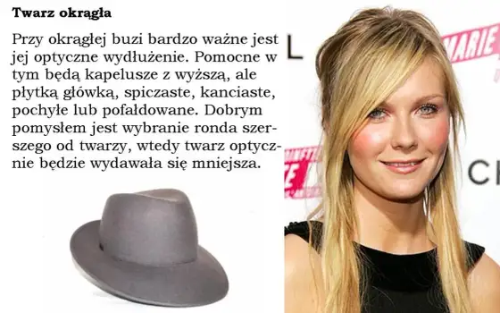 Kapelusz do okrągłej twarzy - Wybierz model, który wyszczupla