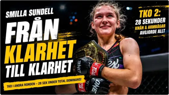 Smilla Sundell nästa match - Allt om hennes MMA-övergång