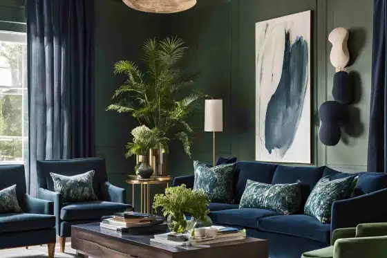 Verde salvia e blu - L'abbinamento perfetto per la tua casa?