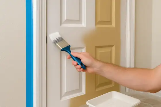 Comment peindre une porte sans traces et durablement ?