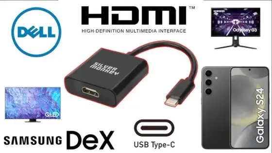 Zmień smartfon w PC! Podłącz telefon do monitora kablem USB-C