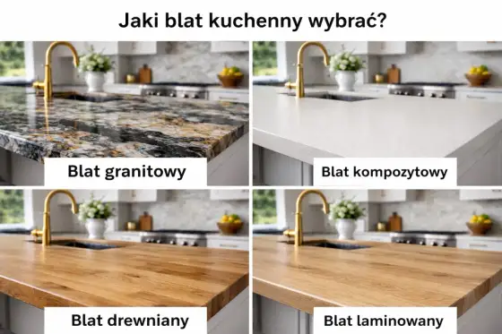 Blaty kuchenne - Porównanie materiałów, ich zalety i realne koszty