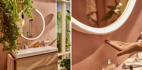 Duże lustro podświetlane: wybór, funkcje i inspiracje - poradnik