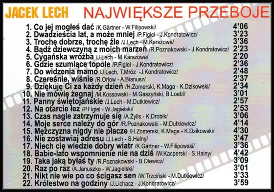 Jacek Lech - Najważniejsze utwory. Od czego zacząć słuchanie?