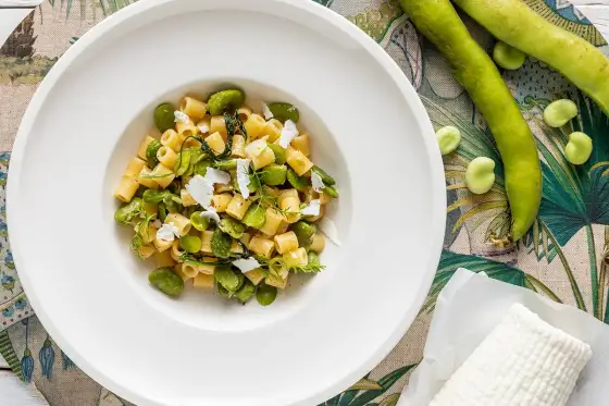 Pasta con fave fresche alla siciliana - La ricetta perfetta