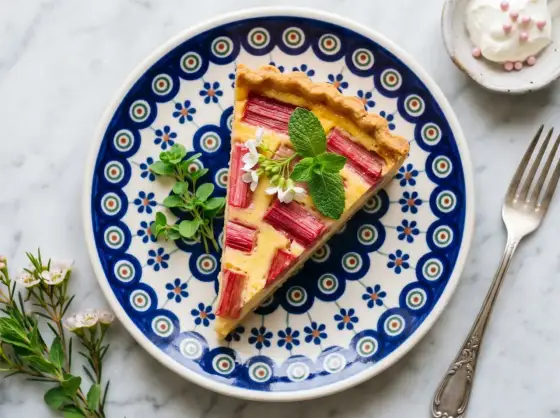 Tarta rabarbarowa - przepis na idealny kruchy spód