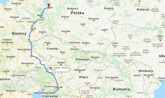 Najlepsza trasa z Poznania do Chorwacji - uniknij zbędnych kosztów i czasu