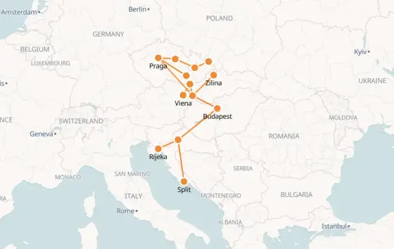 Ruta Praga, Viena y Budapest en tren - ¿Cómo organizarla?