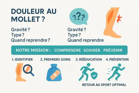 Douleur côté mollet - Comprendre et agir sans attendre