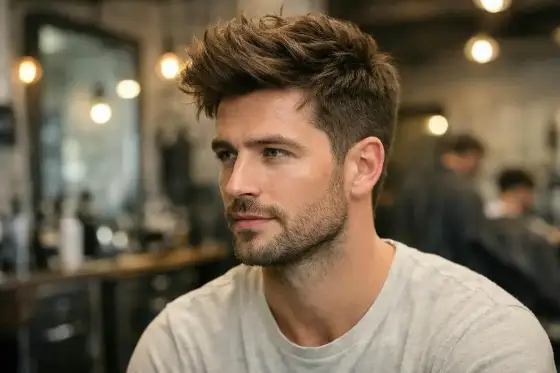 Tendance homme - coupes souples, couleurs vives et matières actuelles
