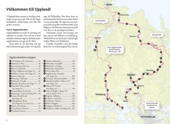 Karta Upplandsleden - Hitta rätt & planera din vandring