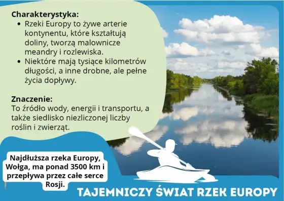 Najdłuższa rzeka Europy - Wołga czy Dunaj? Sprawdź!