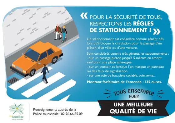 Stationnement sur un passage piéton, combien de points perdus ?