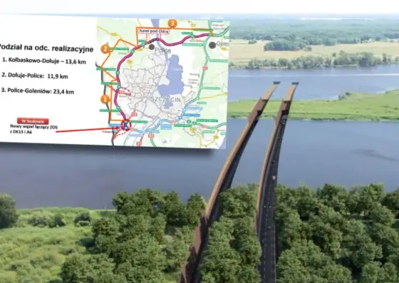 Zachodnia obwodnica Szczecina - kiedy tunel pod Odrą?