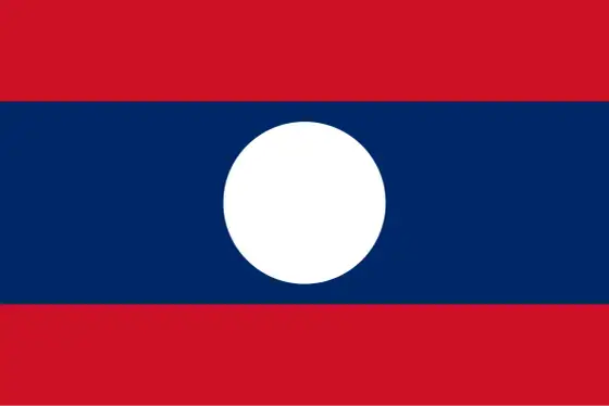 Flaga czerwono-niebiesko-czerwona - Mongolia czy Laos?