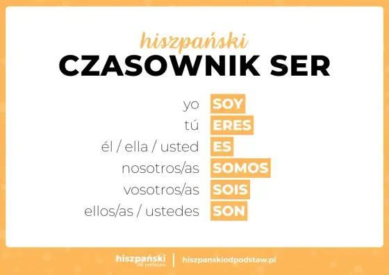Odmiana ser w hiszpańskim - Jak opanować bez wkuwania?