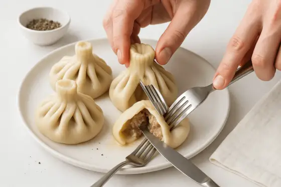 Chinkali - jak je jeść i dlaczego mają bulion w środku?