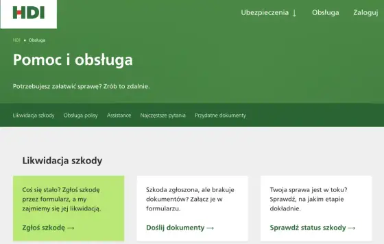 HDI zgłoszenie szkody - jak przejść przez cały proces