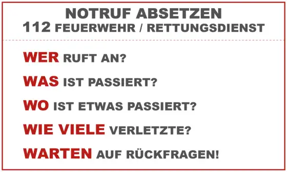 Notruf richtig absetzen - was im Ernstfall wirklich zählt