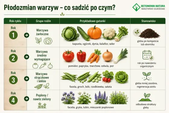 Jakie warzywa sadzić po sobie? Zasady płodozmianu