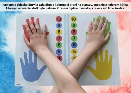 Przekraczanie linii środka u dziecka - ćwiczenia i wskazówki