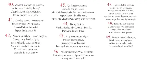 Zaproszenie na poprawiny - co powinno zawierać?