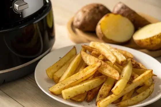 Sekret chrupiących frytek: Czas i temperatura smażenia (Air Fryer/Olej)