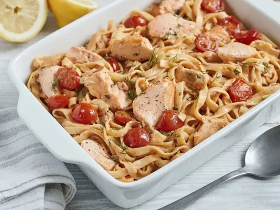 Cremige Lachssauce mit Pasta in 25 Minuten - einfach gemacht