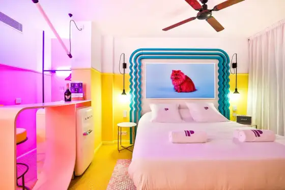Sypialnia w stylu memphis - Odważnie i spokojnie?