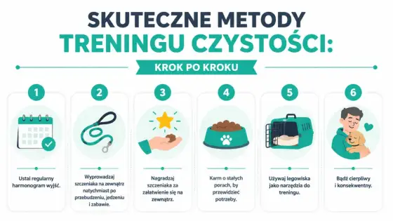 Szczeniak sika w domu? Skuteczny trening czystości krok po kroku