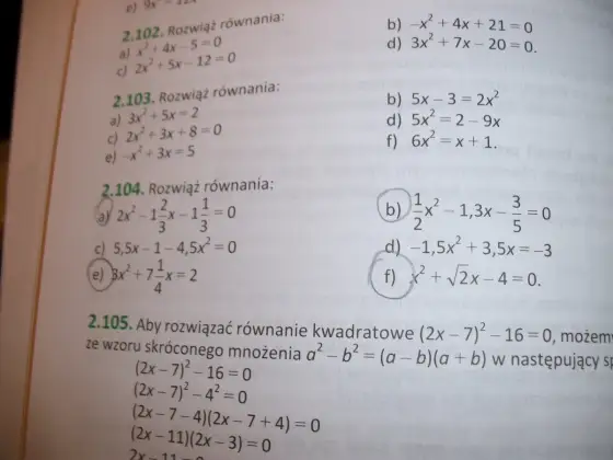 Równania kwadratowe - Rozwiąż je raz, a dobrze!