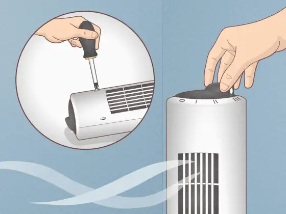 Ventilateur colonne encrassé ? Nettoyez-le sans risque !