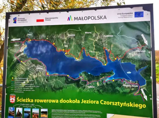 VeloCzorsztyn - trasa wokół jeziora. Jak zaplanować wycieczkę?